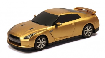 Scalextric Nissan GT-R Silver Gold 3174